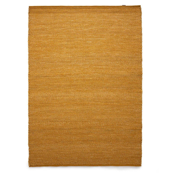 Nordic Weavers Wollen vloerkleed Lett - okergeel - 160x230 cm