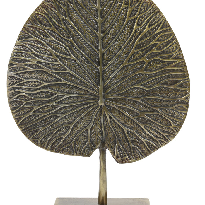 Light&living Ornament op voet 34x9x43 cm LEAF antiek brons