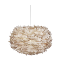Umage Eos Medium hanglamp light brown - met koordset wit - Ø 45 cm
