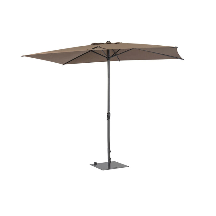 WOOOD Parasol Buiten Lyon - Aluminium - Taupe - 180x200x300