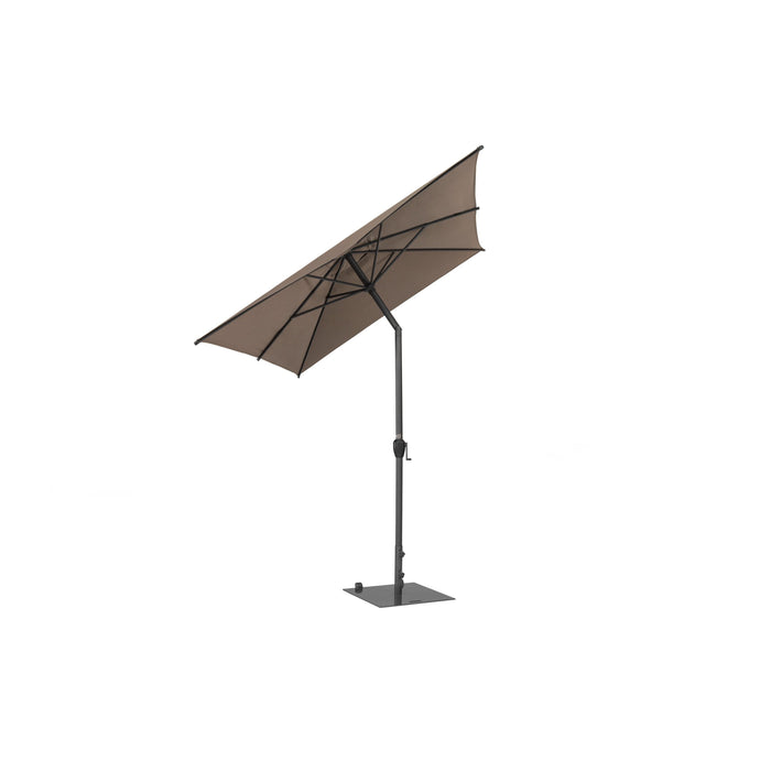 WOOOD Parasol Buiten Lyon - Aluminium - Taupe - 180x200x300
