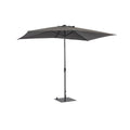 WOOOD Parasol Buiten Lyon - Aluminium - Antraciet - 180x200x300