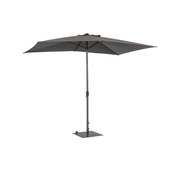WOOOD Parasol Buiten Lyon - Aluminium - Antraciet - 180x200x300