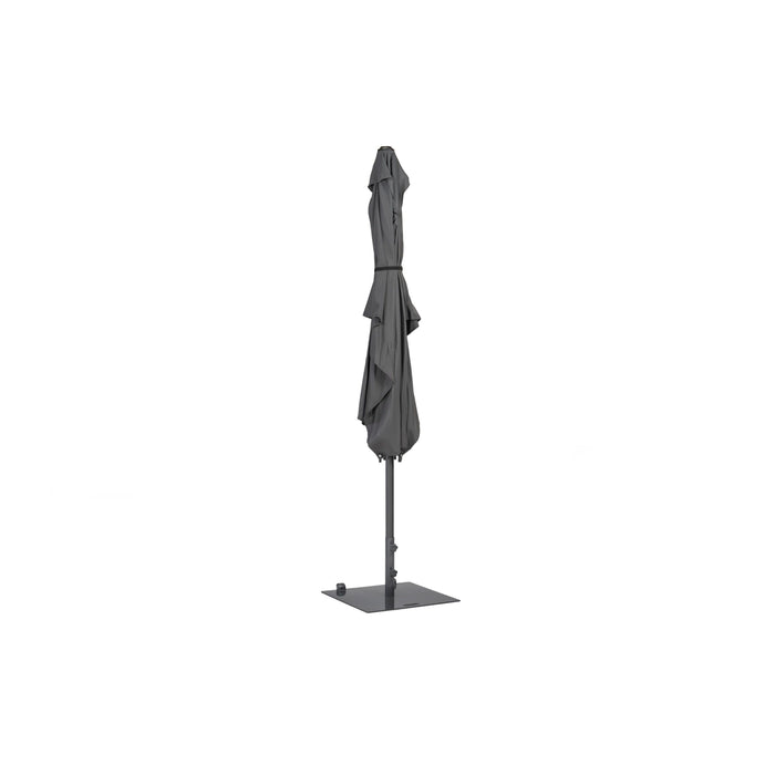 WOOOD Parasol Buiten Lyon - Aluminium - Antraciet - 180x200x300