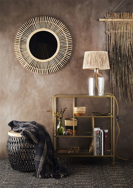 Madam Stoltz-collectieTafellamp met glazen voet