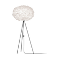 Umage Eos X-large vloerlamp white - met tripod zwart - Ø 75 cm