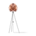 Umage Silvia Medium vloerlamp copper - met tripod zwart - Ø 50 cm