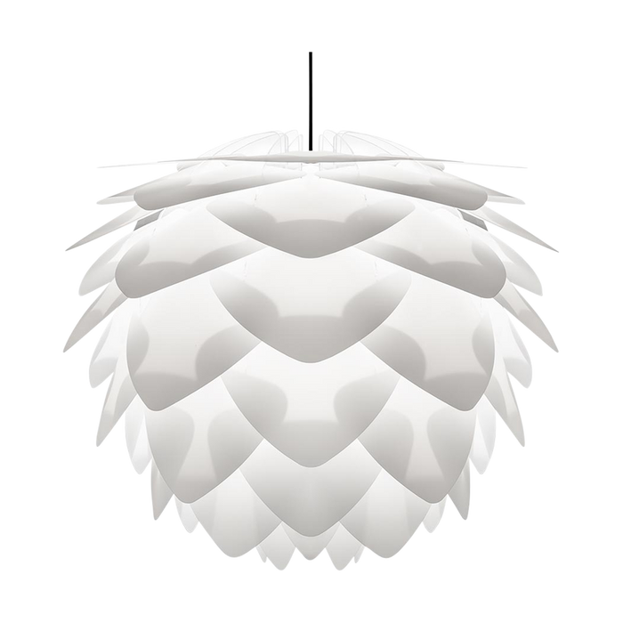 Umage Silvia Medium hanglamp white - met koordset zwart - Ø 50 cm