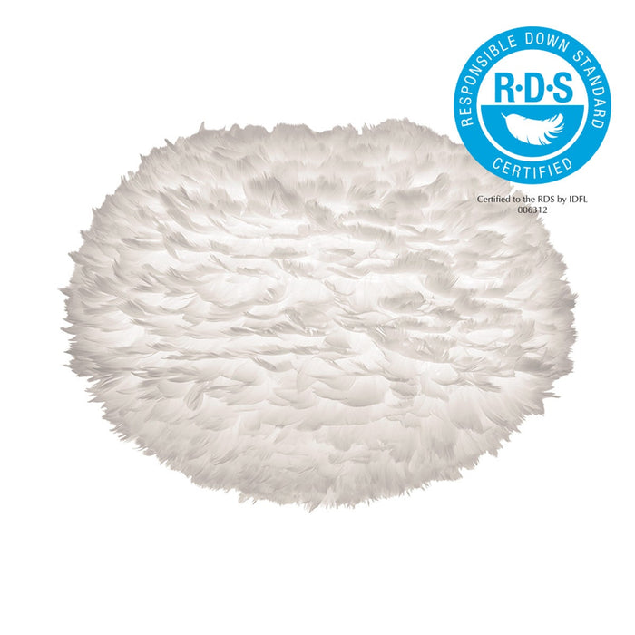 Umage Eos X-large hanglamp white - met koordset zwart - Ø 75 cm