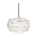 Umage Eos Mini hanglamp white - met koordset zwart - Ø 35 cm