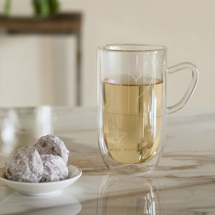 Riviera Maison With Love Dubbelwandige glazen Set 345ml en 400ML