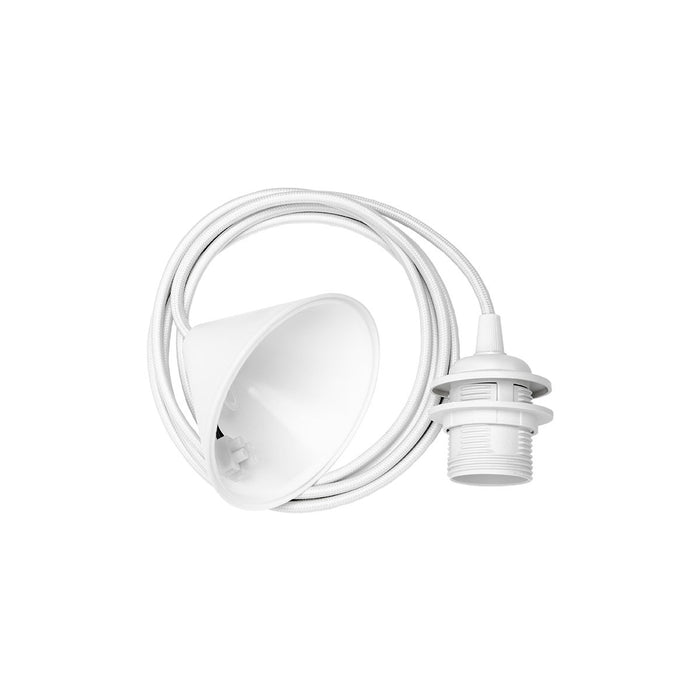 Umage Eos Micro hanglamp light brown - met koordset wit - Ø 22 cm
