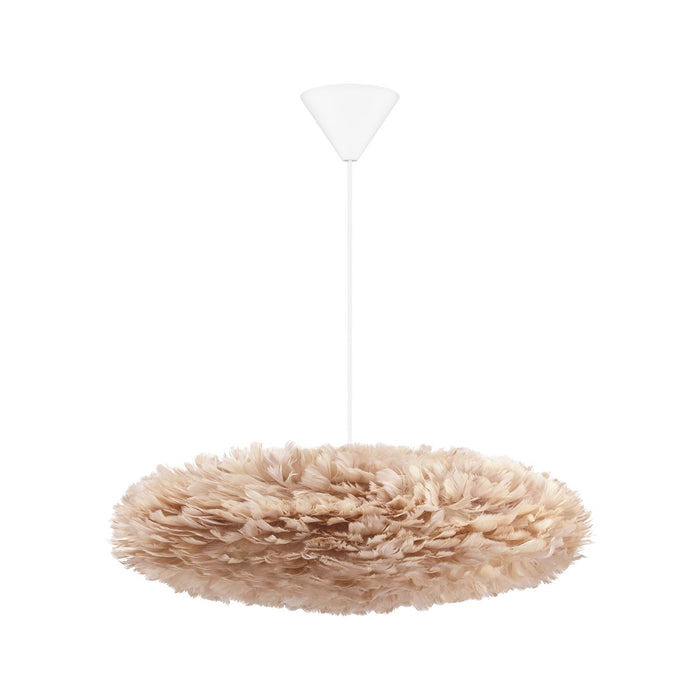Umage Eos Esther Medium hanglamp light brown - met koordset wit - Ø 60