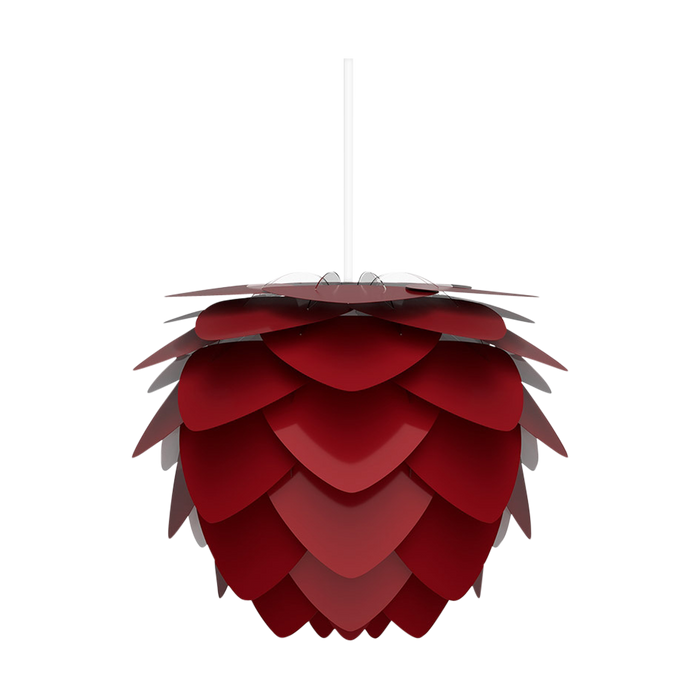 Umage Aluvia Mini hanglamp ruby red - met koordset wit - Ø 40 cm