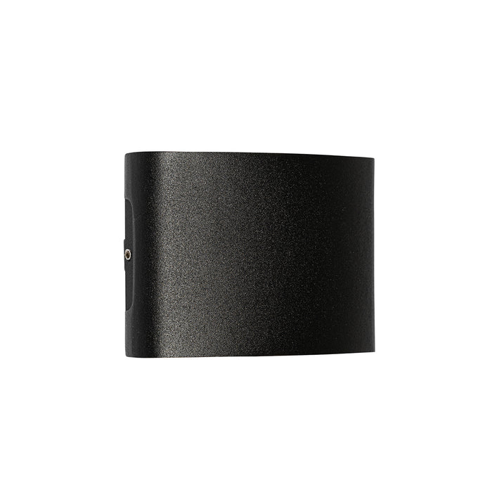 QAZQA Buiten wandlamp zwart incl. LED 4-lichts IP54 - Silly