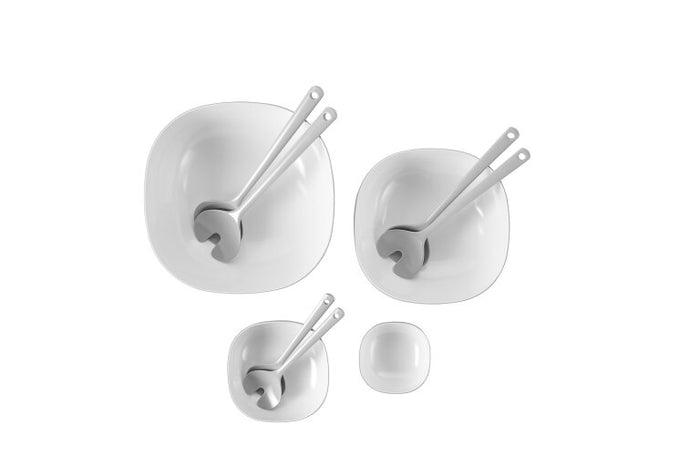 Saladebestek Synthesis XL 2-delig - grey