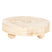 Clayre & Eef Onderzetters Pannen  Ø 18 cm Beige Hout Rond
