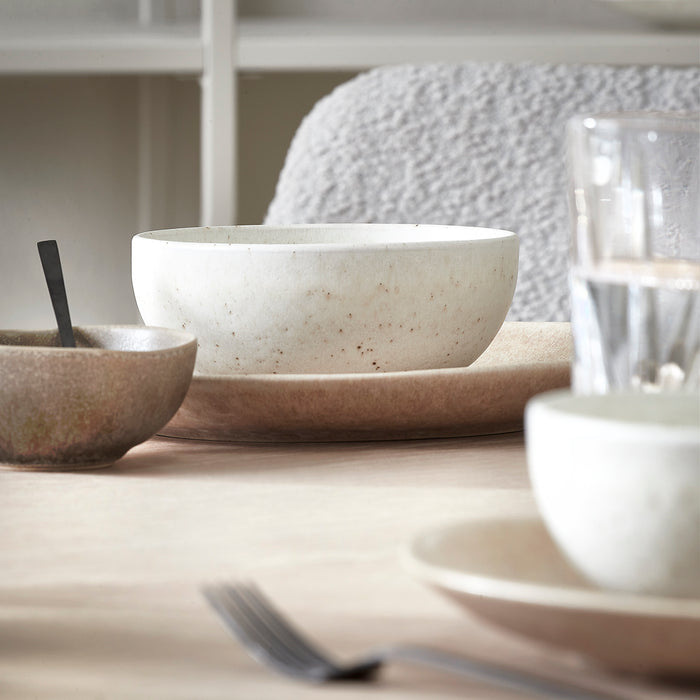 by fonQ Mixed Ceramics Kommen 4st. - Ø 11 cm - Taupe