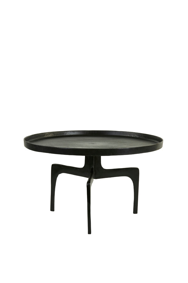 Light&living Salontafel S|2 Ø64x39+Ø75x44 cm PANO donker brons