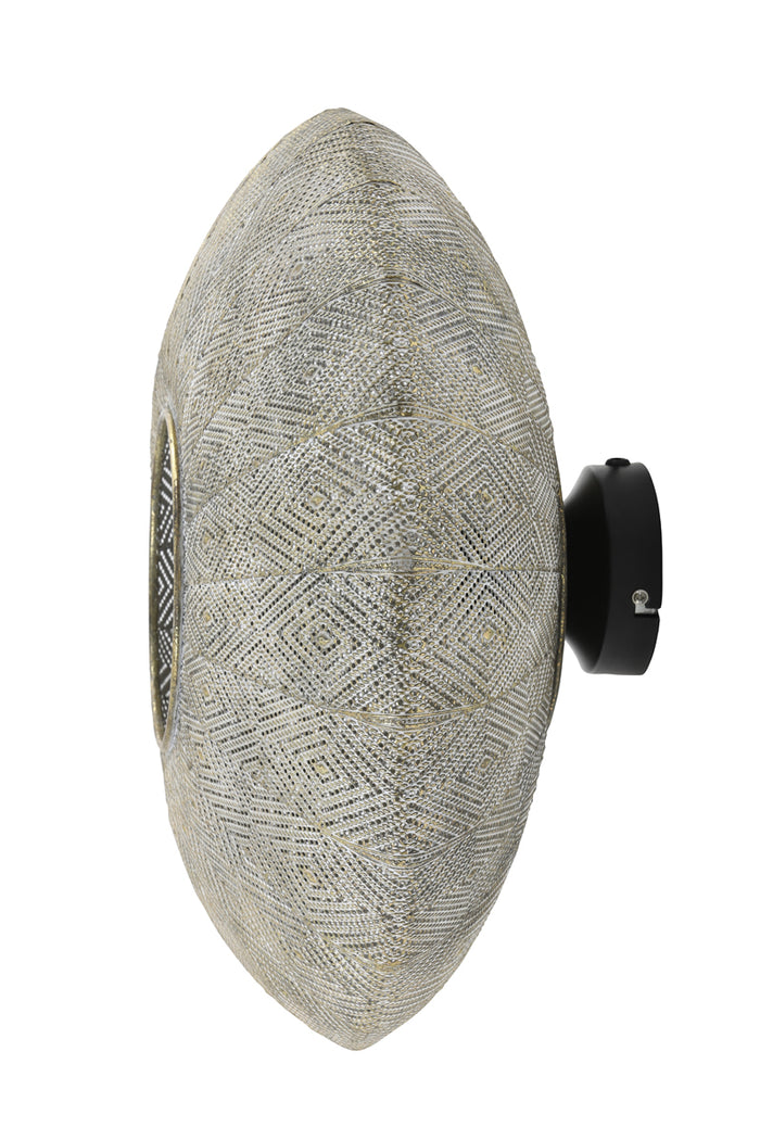 Light&living Wandlamp Ø44x23,5 cm LAVELLO antiek goud-wit