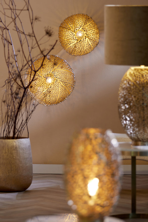 Light & Living Light&living Wandlamp Ø39x20 cm SINULA goud