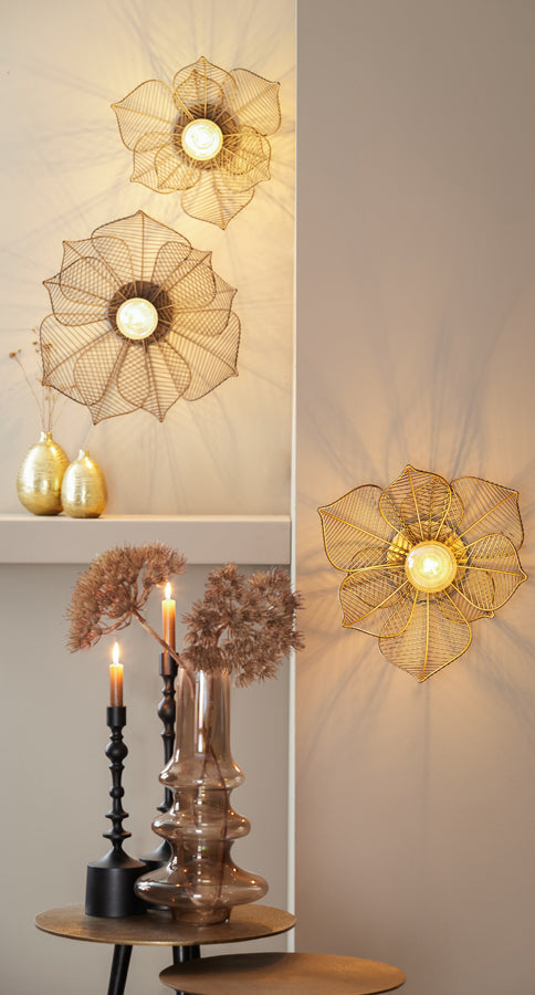 Light & Living - Wandlamp PAVAS - Ø40x22cm - Brons