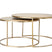 Light&living Salontafel S|2 Ø65x39+Ø75x45 cm TALCA licht goud