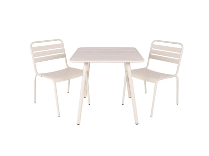 Metalen tuinset Max ivoor 80 cm