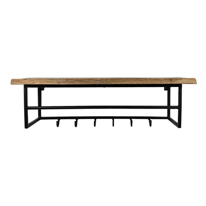 Vtw Living - Kapstok van Acaciahout - Industrieel - 90 cm