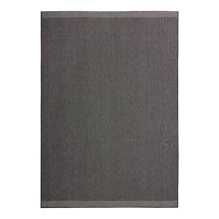Eva Interior Buitenkleed Border Zwart  240x340cm