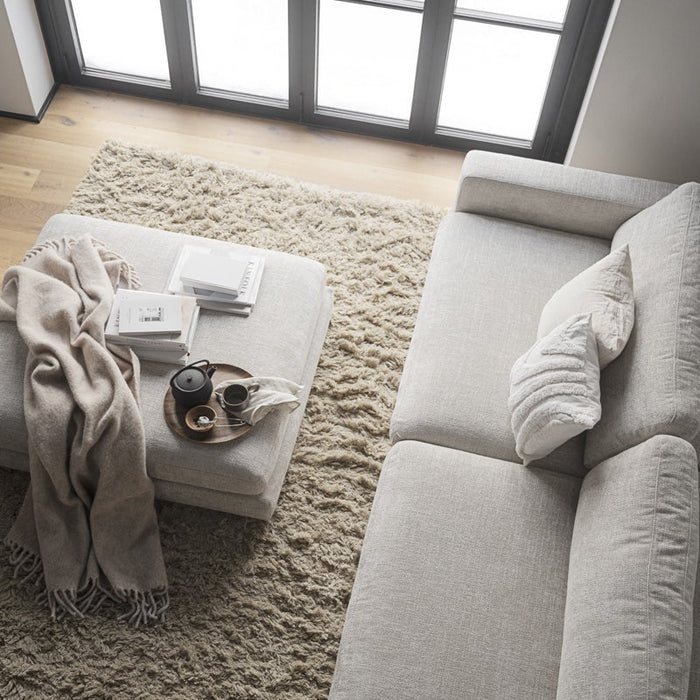 Rowico Home Duncan 3-Zits Bank - Lichtgrijze Stof