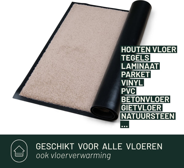 Studio M CLASSIC PRO Antislip Droogloopmat 90x150 cm - Beige