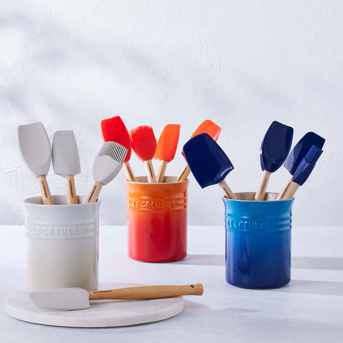 Le Creuset Pot met 4 Spatels - Azure