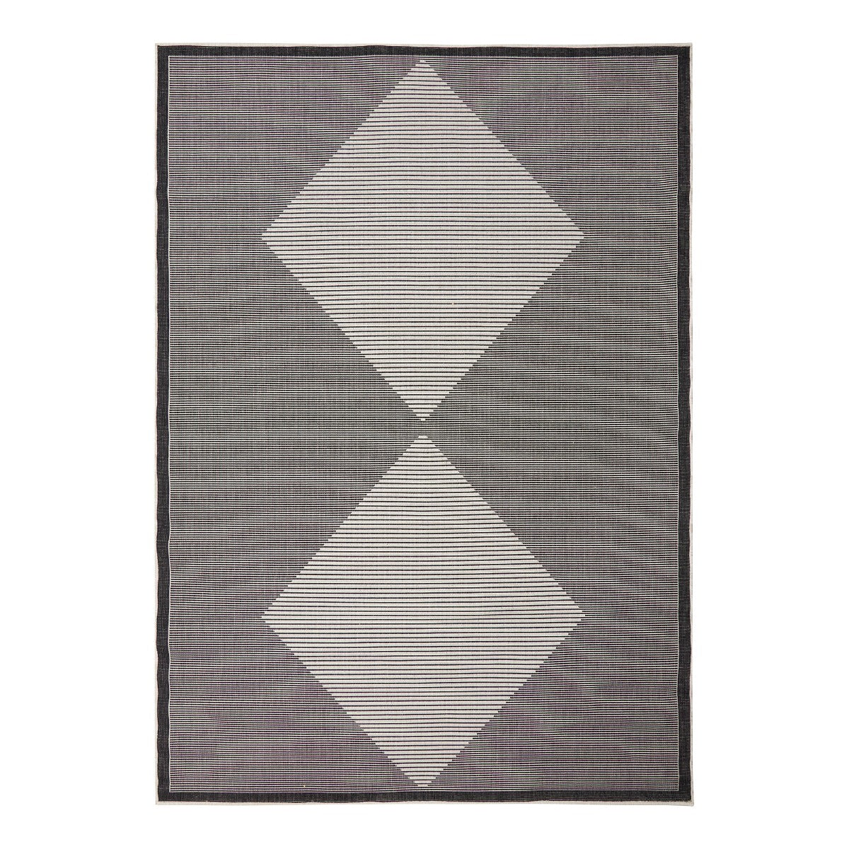 Eva Interior Buitenkleed Kite Zwart  160x230cmm
