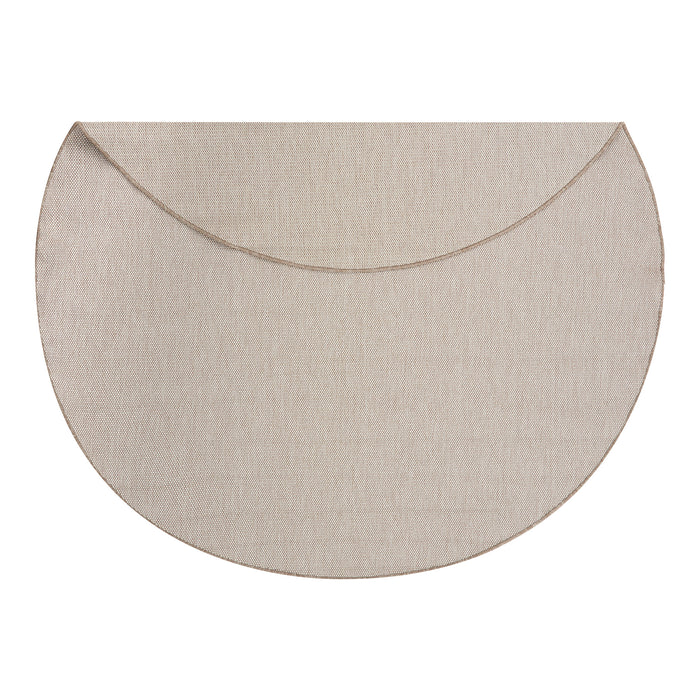 EVA Interior - Buitenkleed Mono - Naturel|wit - Rond 200 Ø - (L)