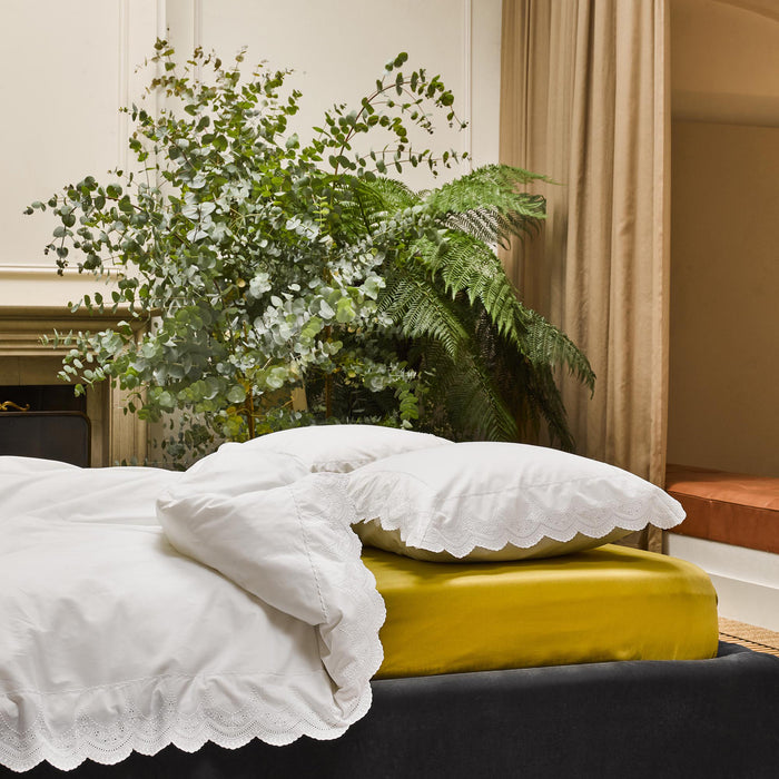 Essenza April Dekbedovertrek 200 x 220 cm - Wit