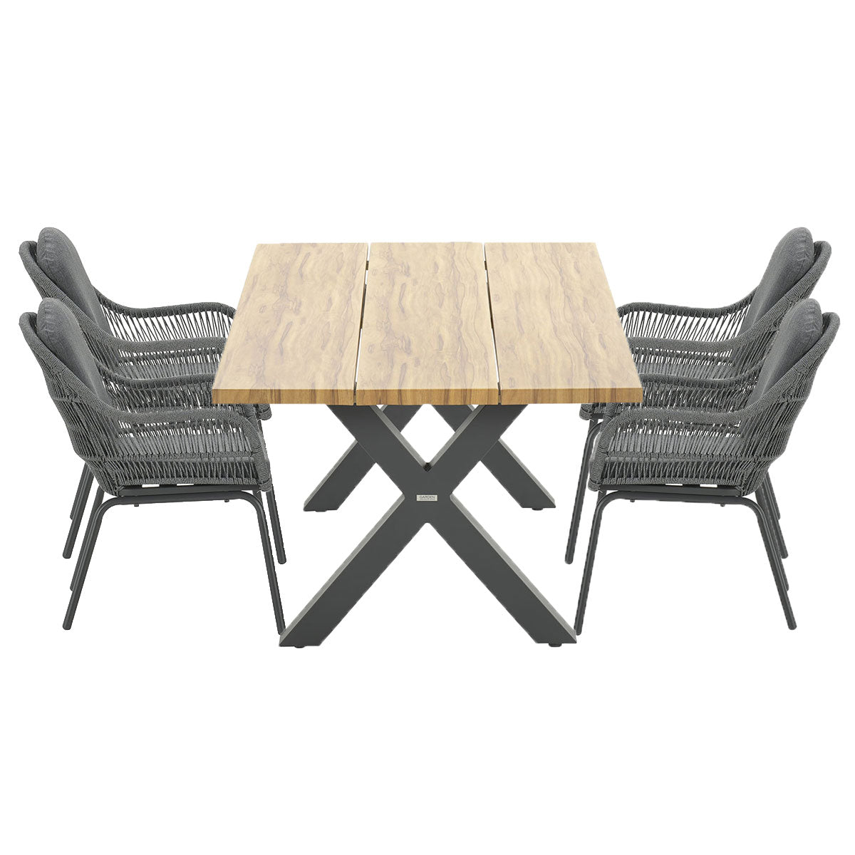 Garden Impressions Yima tuinset 7-delig - Zadar tafel 180x100 cm