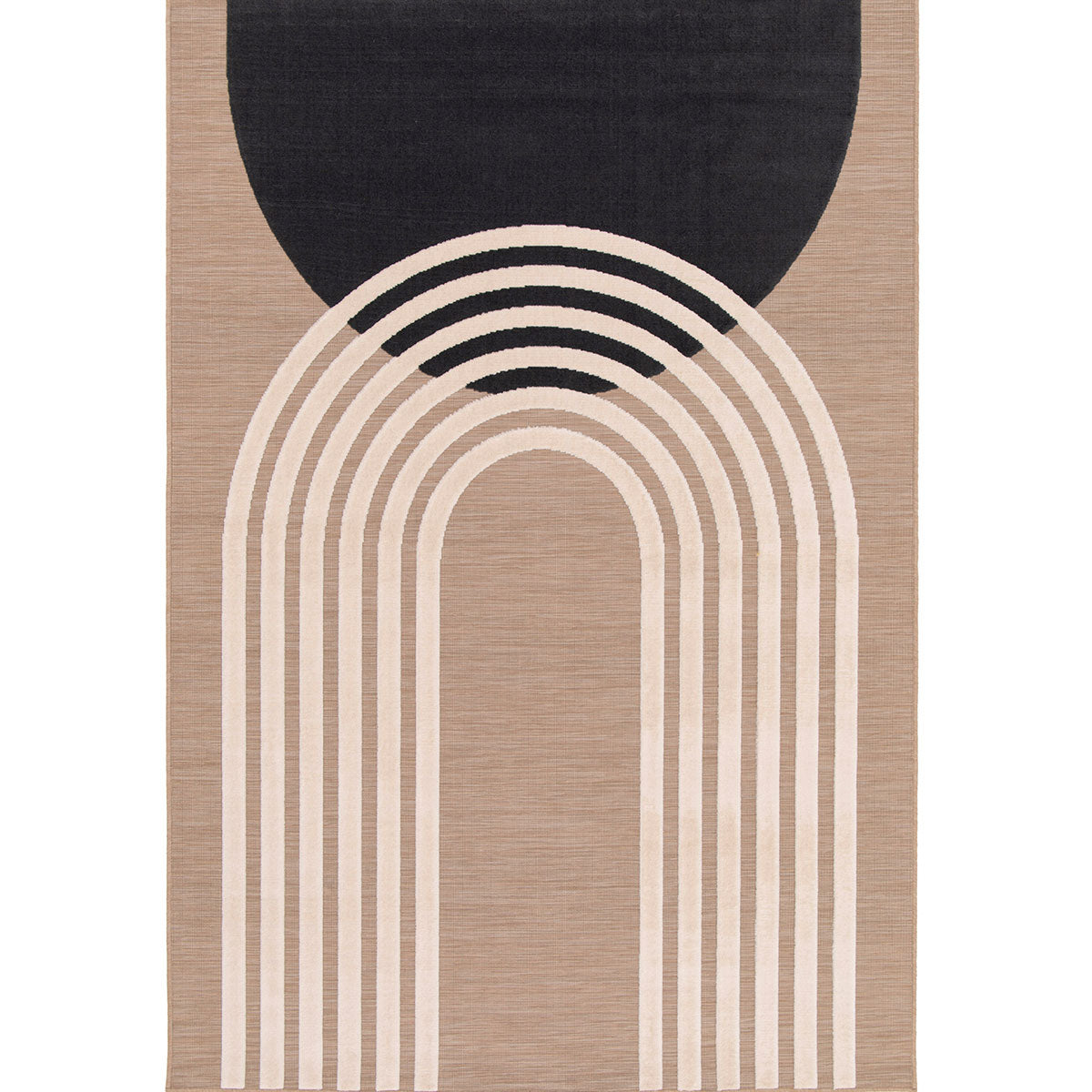 Garden Impressions Buitenkleed Art deco 200x290 cm - circle taupe