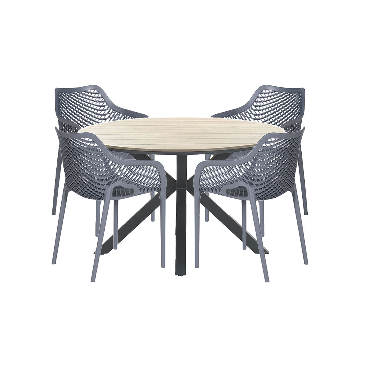 Garden Impressions Air XL-Tulli tuinset 5-delig-light teak look