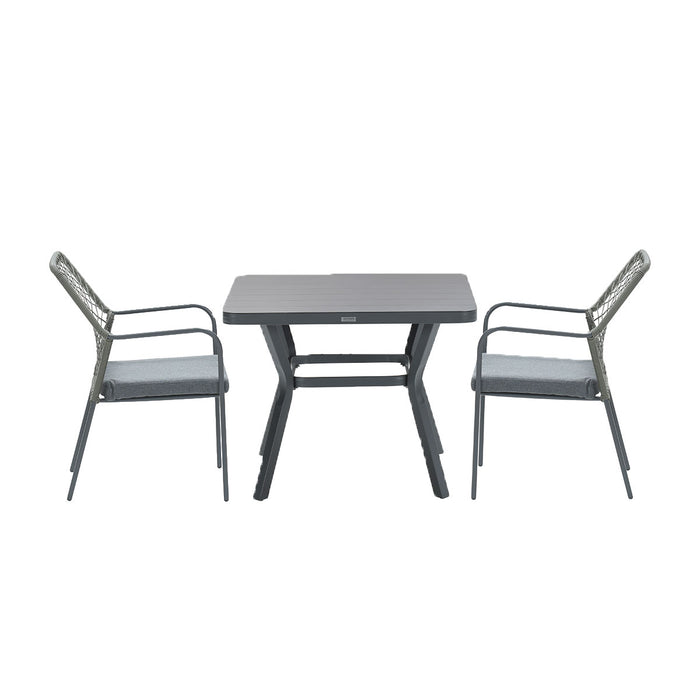 Garden Impressions Ross tuinset 3-delig mosgroen - Mina tuintafel