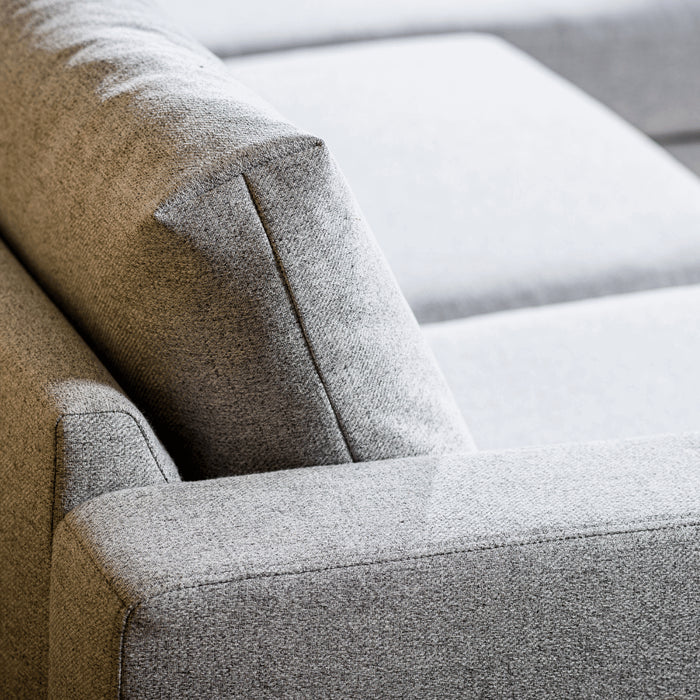 Vurna Mirlo 3-zits hoekbank rechts chleo grijs