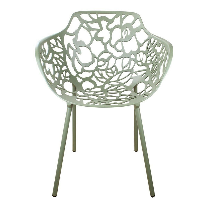 DS4U Cast magnolia stoel met arm avocado