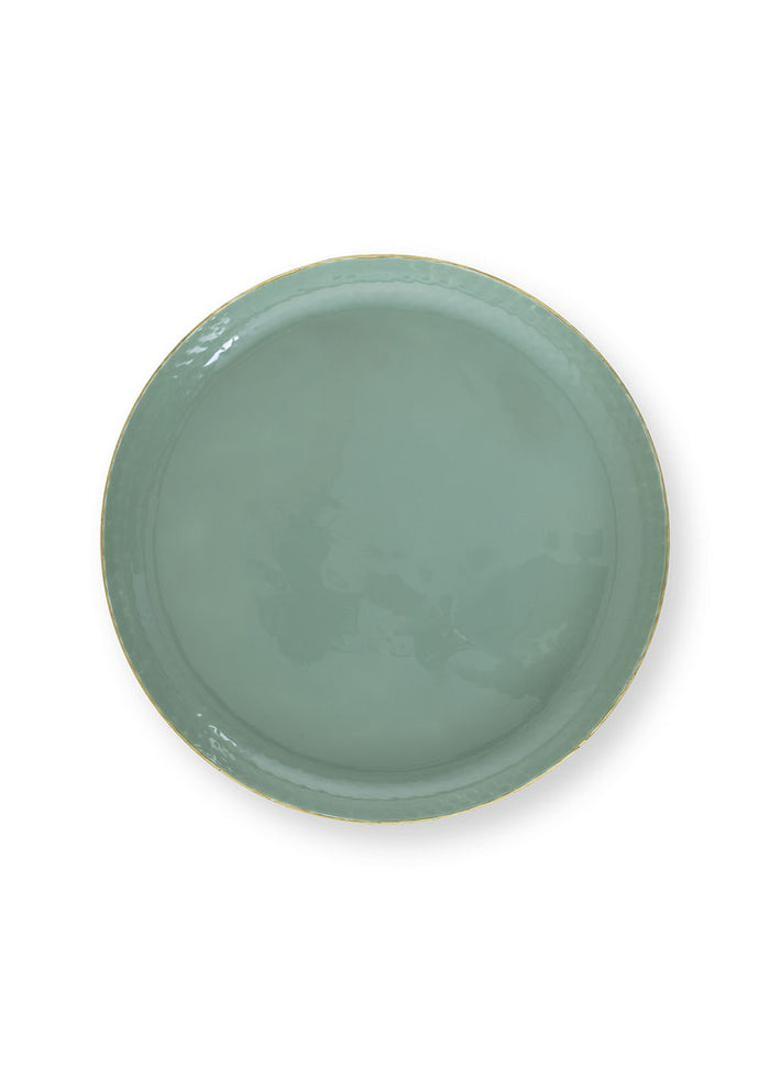 Pip Studio Dienblad - Metaal - Lichtgroen - Ø 30cm
