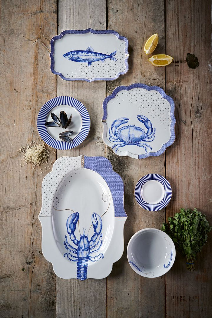 Pip Studio Vierkanten Dienblad - Royal - Wit - 24x24cm