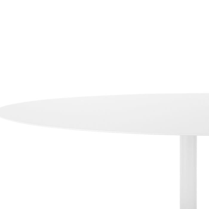 Leitmotiv - Bijzettafel Nowa Low - Wit - 55x55x35cm