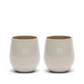 Riviera Maison Waterglazen set - Monogram Outdoor Water Glass -2 stuks