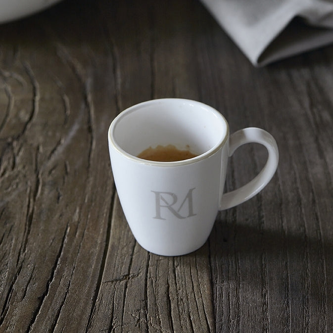 Riviera Maison Koffiekoppen set - Monogram Espresso Mug -2 stuks