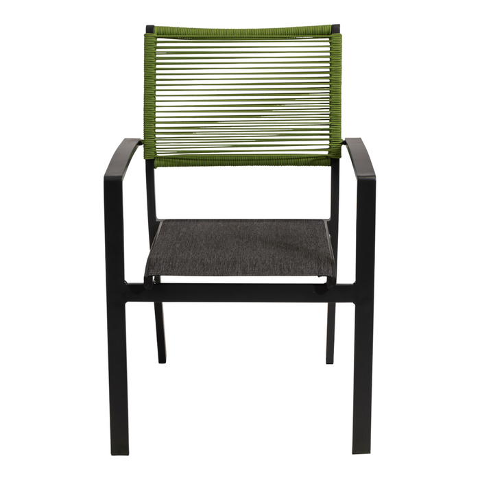 Lesli Living Vito Rope stapelstoel groen