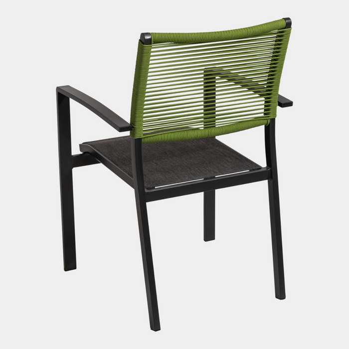 Lesli Living Vito Rope stapelstoel groen