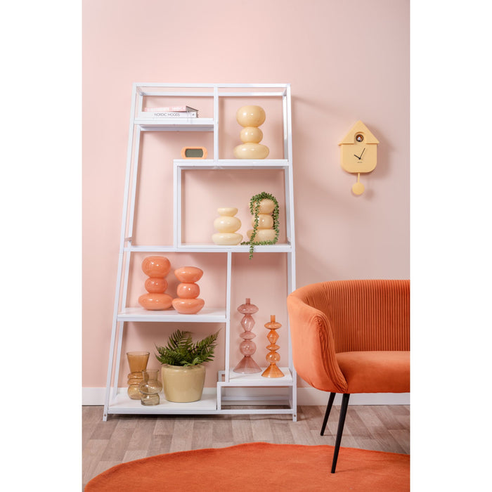 present time - Kandelaar Totem - Roze - 16x16x41cm